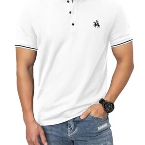 Lymio Men’s Solid Regular Fit T-Shirt